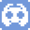 Logo do Discord em pixel art
